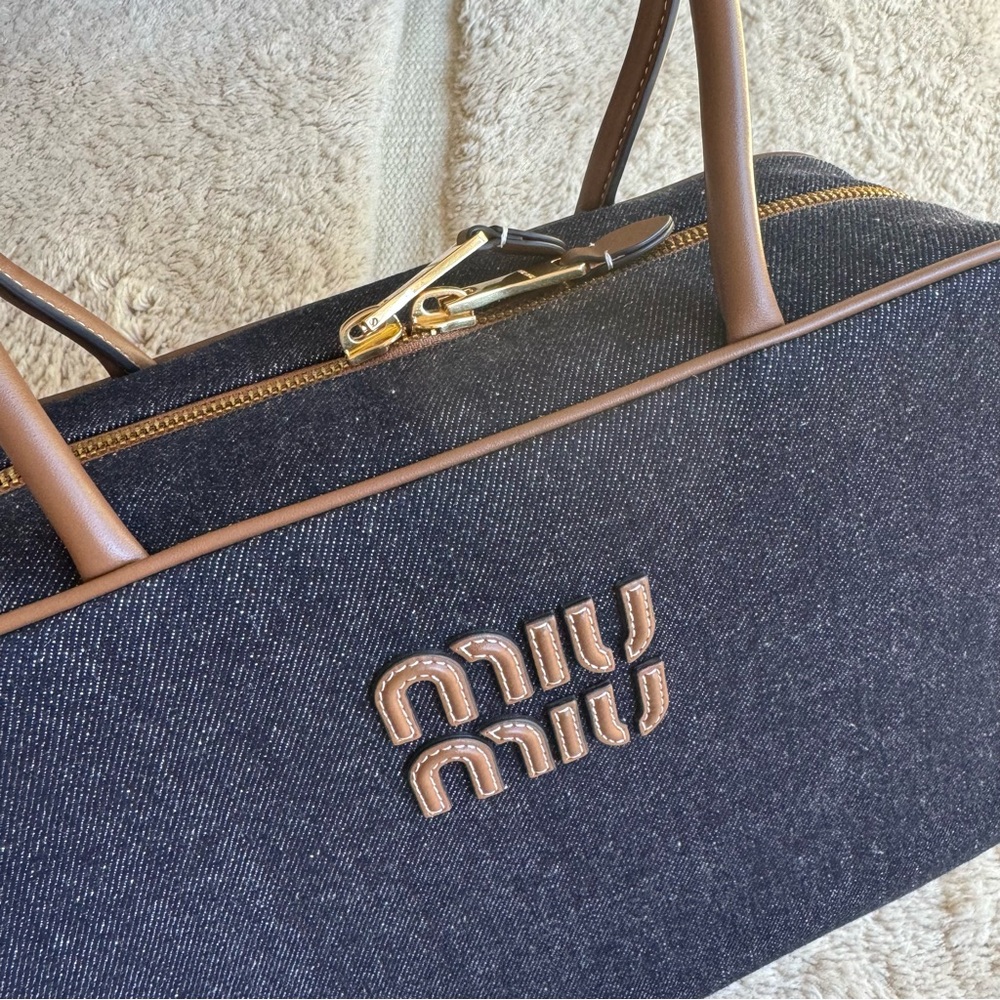 Miu Miu denim beau bag - Picture 3 of 7